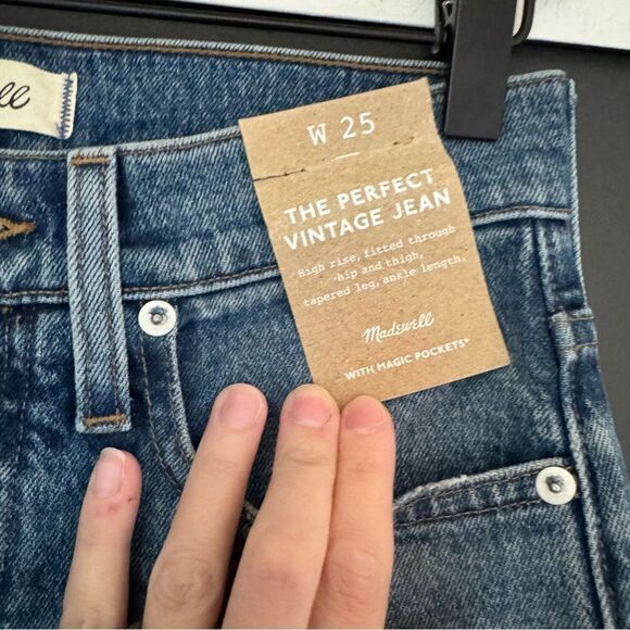 NWT Madewell Perfect Vintage Jeans sz 25 - Picture 2 of 4